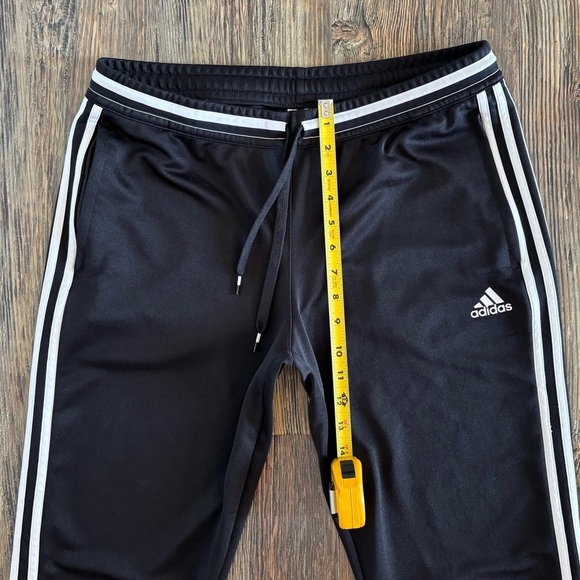 Adidas Performance Climacool Black White Stripe Track Pants Womans Size L 16/18 - Picture 7 of 14